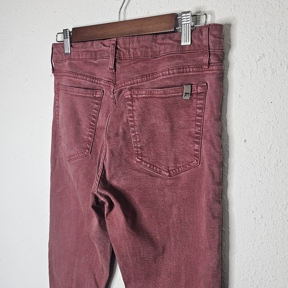 Joes Jeans Burnt Red Mauve Slim‎ Fit Womens Size 27 / 4 - Picture 7 of 10